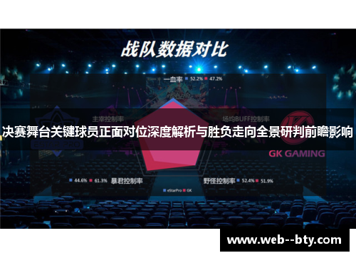 决赛舞台关键球员正面对位深度解析与胜负走向全景研判前瞻影响
